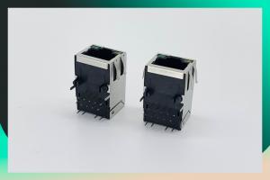 Quality 7498011211 RJ45 Modular Jack 90° Angle Right Side Enter Insert Plate Mounting Type wholesale