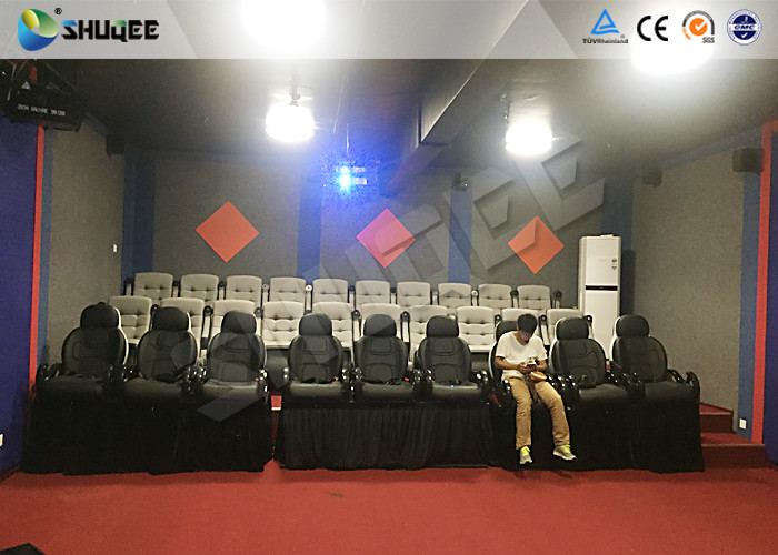 Quality Shooting Game 7d Cinema Theater With Large Screen And Dynamic Seat Control System wholesale