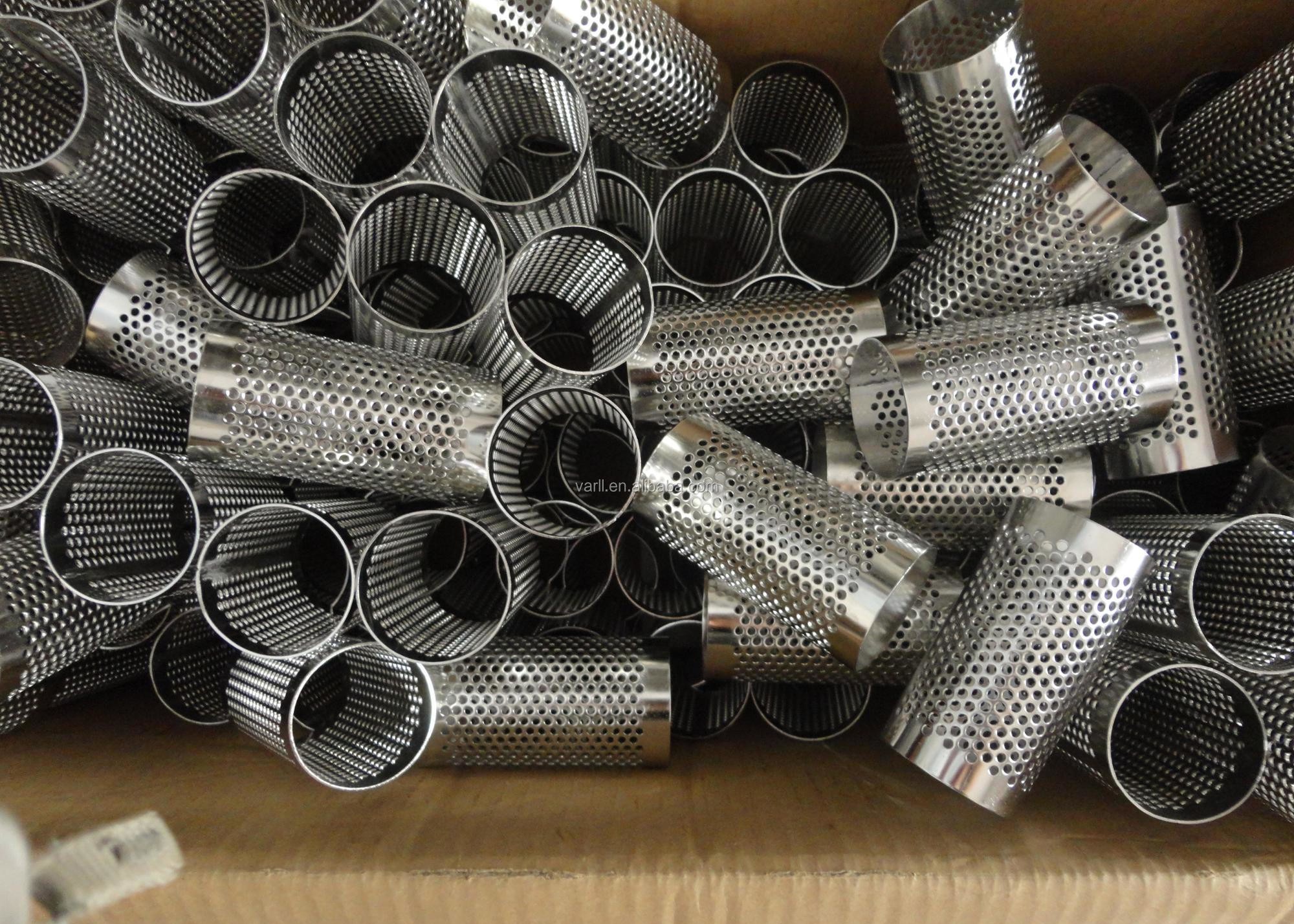 Quality All Round Hole Perforated Stainless Steel Pipe Cylindrical Filter In Water System wholesale