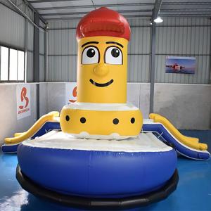 Quality Heat Resistant Swimming Pool Tug Boat Inflatable Water Sports wholesale