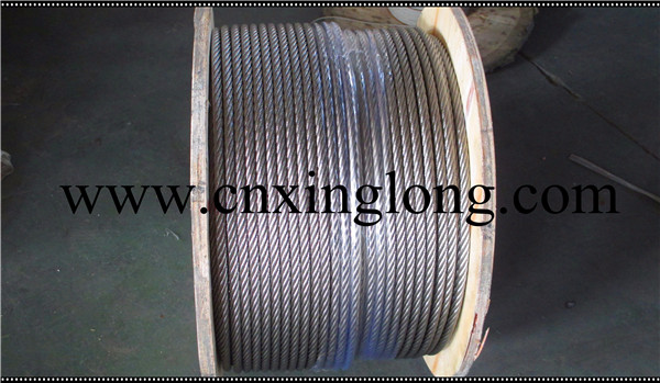 Quality sell xinglong galvanized aircraft cable and aisi 304 stainless steel aircarft cable wholesale
