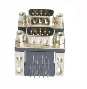Quality Male To Male D Sub Connector DIP Double Row With Tin Or Gold Over Nickel wholesale