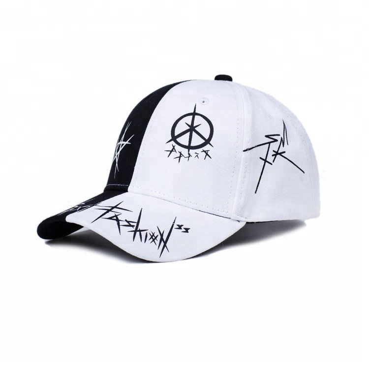 Quality Newest Design Sports Style Printed Baseball Caps With Customized Multi Color wholesale