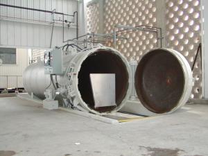 Quality Chemical Concrete Autoclave with PLC control and hydraulic pressure door wholesale