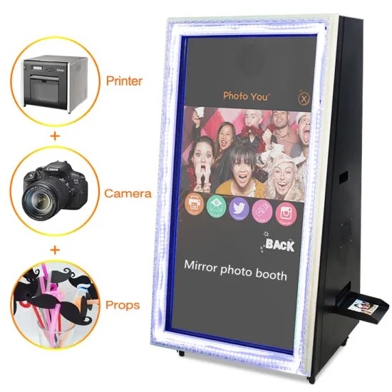 China 32 Inch Interactive Touch Screen Lcd Mirror Display Photo Booth Sheet Metal Shell on sale
