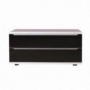 Quality TV Stand with MDF and black high glossy painting wholesale