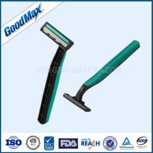 Quality Rubber Handle Twin Blade Disposable Razor Any Color Available ISO Certificate wholesale