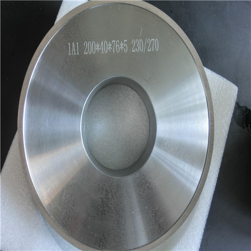 Quality 1A1 200*40*76*10 Metal bond diamond superhard material grinding wheel can be customized to process magnetic materials wholesale