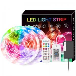 Quality APP Control 5050 RGB LED Strip 12V , Smart Wifi LED Strip Intelligent wholesale