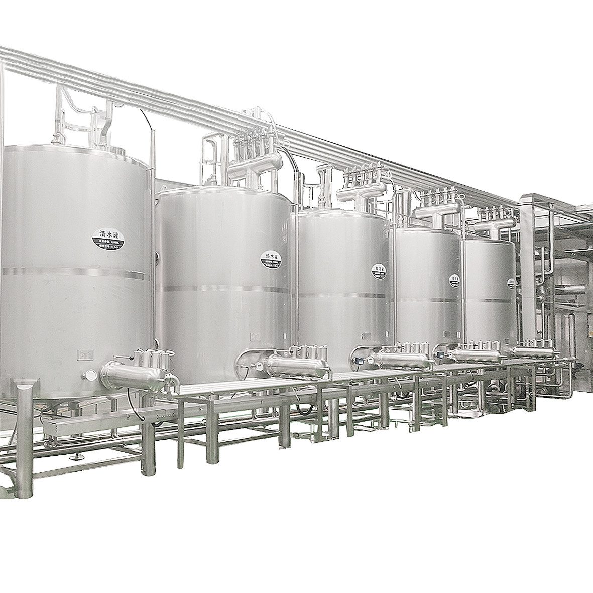 Quality Food Grede CIP Cleaning System For Cip Process In Dairy Plant 1000L - 10000L Tank Size wholesale