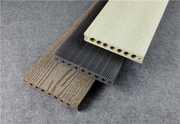 China Wood Plastic Composite Floorings Hollow Co-extrusion DIY Deck Tiles on sale