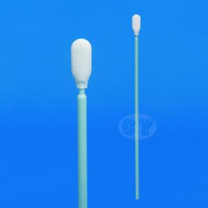 China Polyester Toc Swab Cleaning Validation Sterile Cleaning Swabs Green Rod on sale