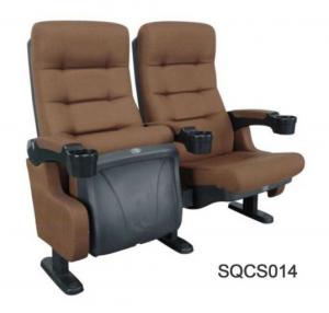 Quality Comfortable Brown Fabric Chairs For Cinemas Lecture Halls Auditorium wholesale