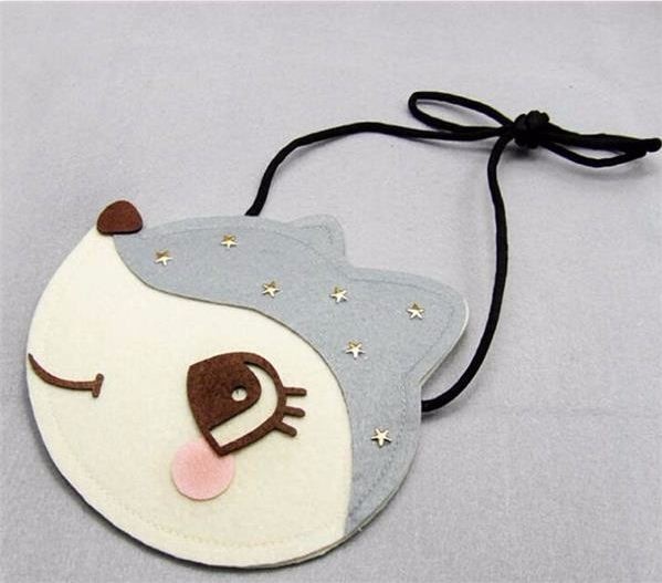 China factory price high quality lovely felt coin wallet/coin purse on sale