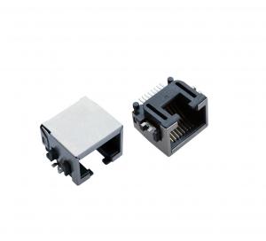Quality SMD Rj45  / Low Profile RJ45 Jack , Rj45 Phone Jack With Sinking Plate High 8.6 mm wholesale