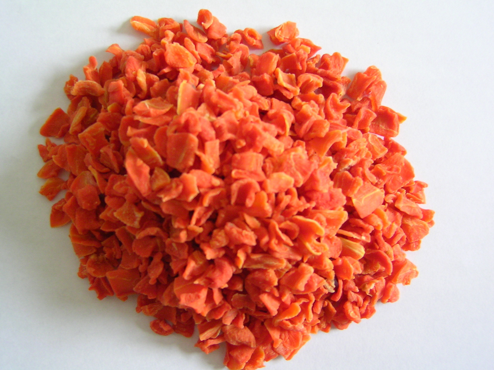 Low-sugar Dedydrated/dried Carrot Cubes/granules