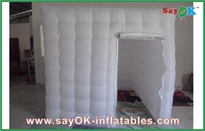 China Portable Photo Booth Pink Color Inflatable Photo Booth With Blower Custom Inflatable Building on sale