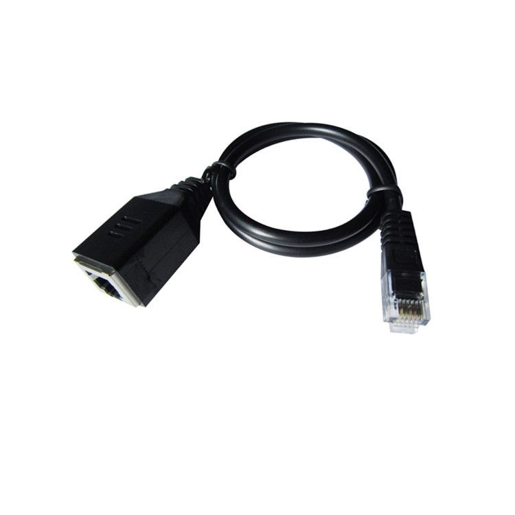 Quality Male To Female RJ45 Extension Cable With Panel Mount wholesale