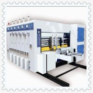 Quality Auto flexo lead edge feeding printing slotting die-cutting stacking machine wholesaler wholesale