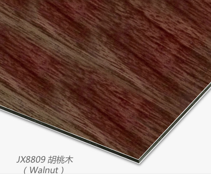 Quality Interior Curtain Wall Fireproof Wooden ACP Composite Panel wholesale