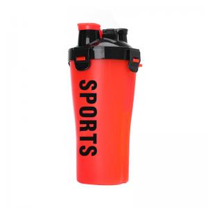 Quality Double Mouthed Tumbler Protein Custom Made Water Bottles red PP+PE wholesale