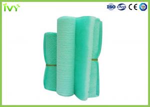 Quality Fiberglass Paint Booth Air Filter Media 50mm / 100mm Thickness 1μm Porosity wholesale