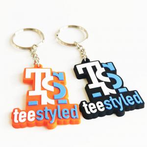 Quality 2D 3D Custom Shaped Soft Rubber Pvc Keychain With Your Logo Name wholesale