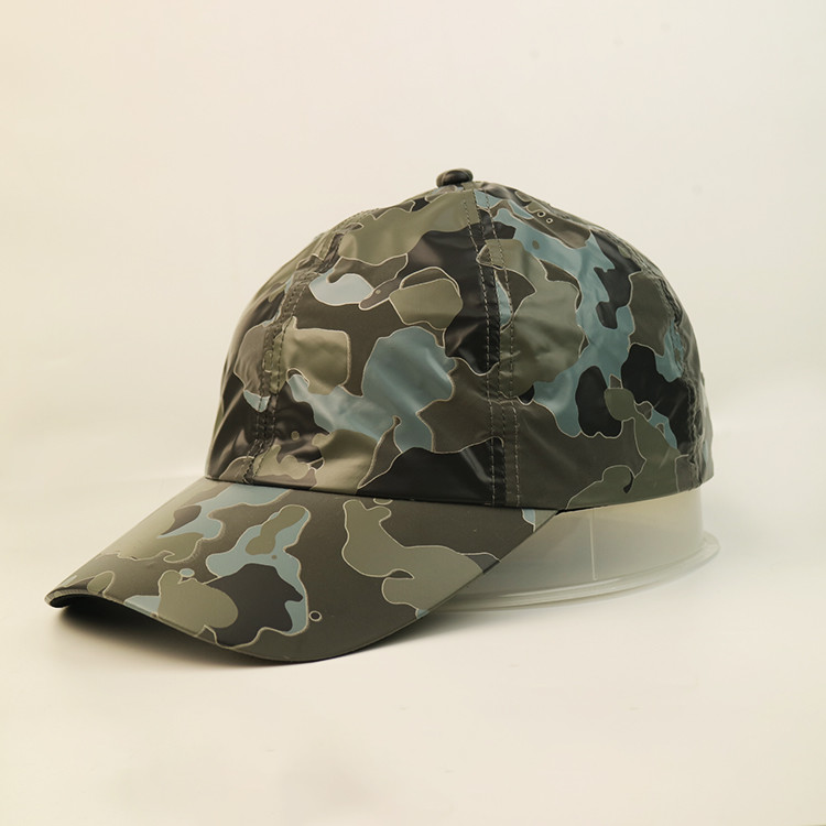 Quality Male 5 Panel Baseball Cap Cotton Adjustable Low Profile Camouflage Unconstructed Dad Hat wholesale