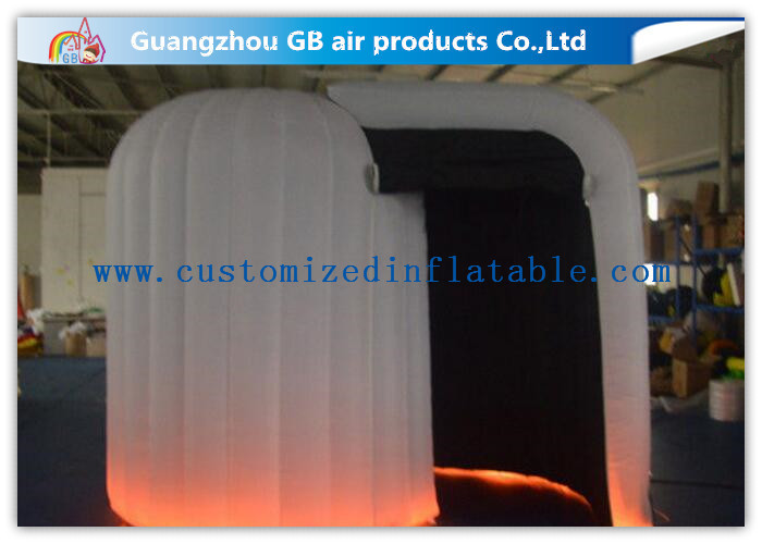 China Commercial Giant Snail Inflatable Photo Booth Rental with Led Lighting on sale