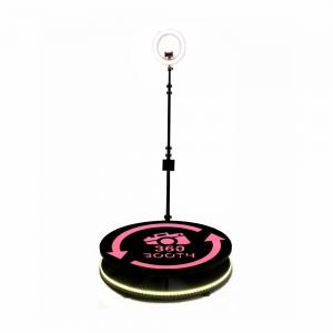 Quality LED 360 Degree Photo Booth Ligth Stand Automatic Round Base wholesale
