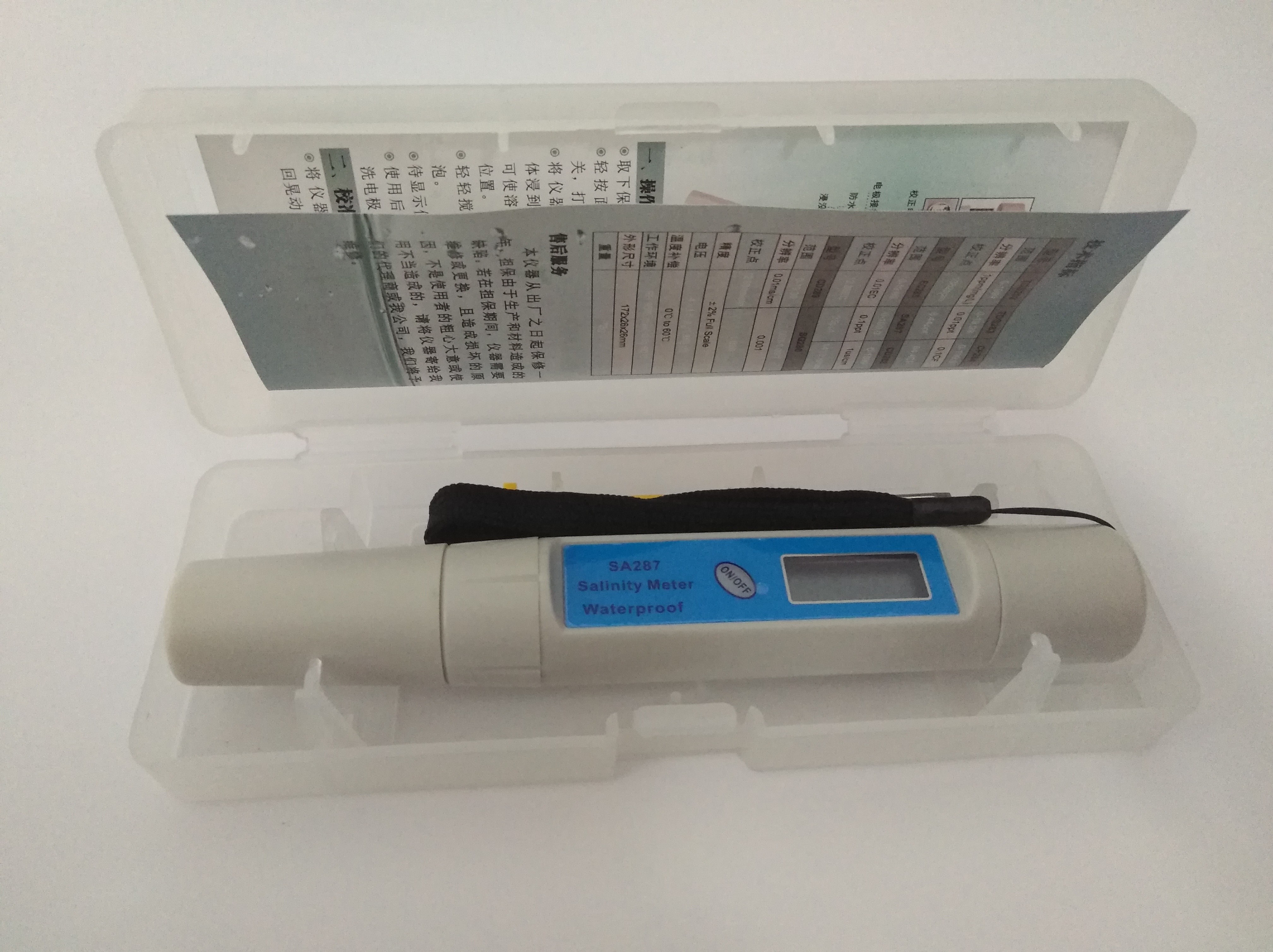 Buy cheap China manufacture Big Range Pocket Salinity Meter SA287 TDS/US meter from wholesalers