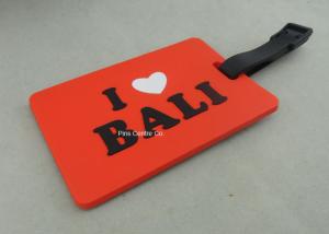 Quality Soft PVC Rubber Silicone Leather Custom Luggage Tags Customized wholesale