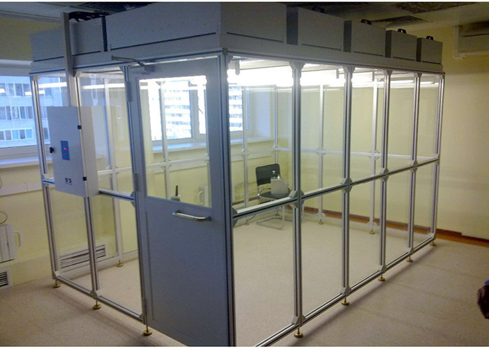 Quality OEM Aluminum Profile Frame Softwall Clean Room ISO 5 ISO 7 Dispensing Booth wholesale