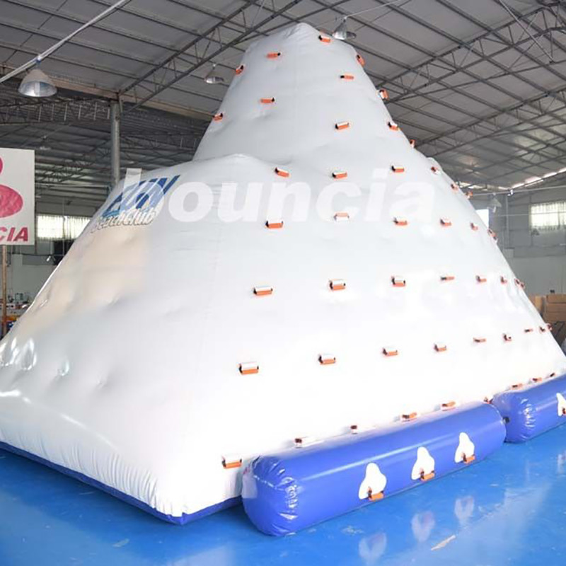 Quality Inflatable Water Climber / Inflatable Iceberg With Big Stainless Steel Anchor Ring wholesale