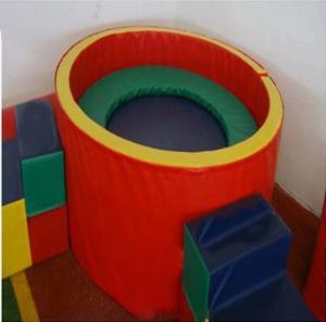 Quality Gymnastics indoor playground Children Trampoline-Round Trampoline wholesale