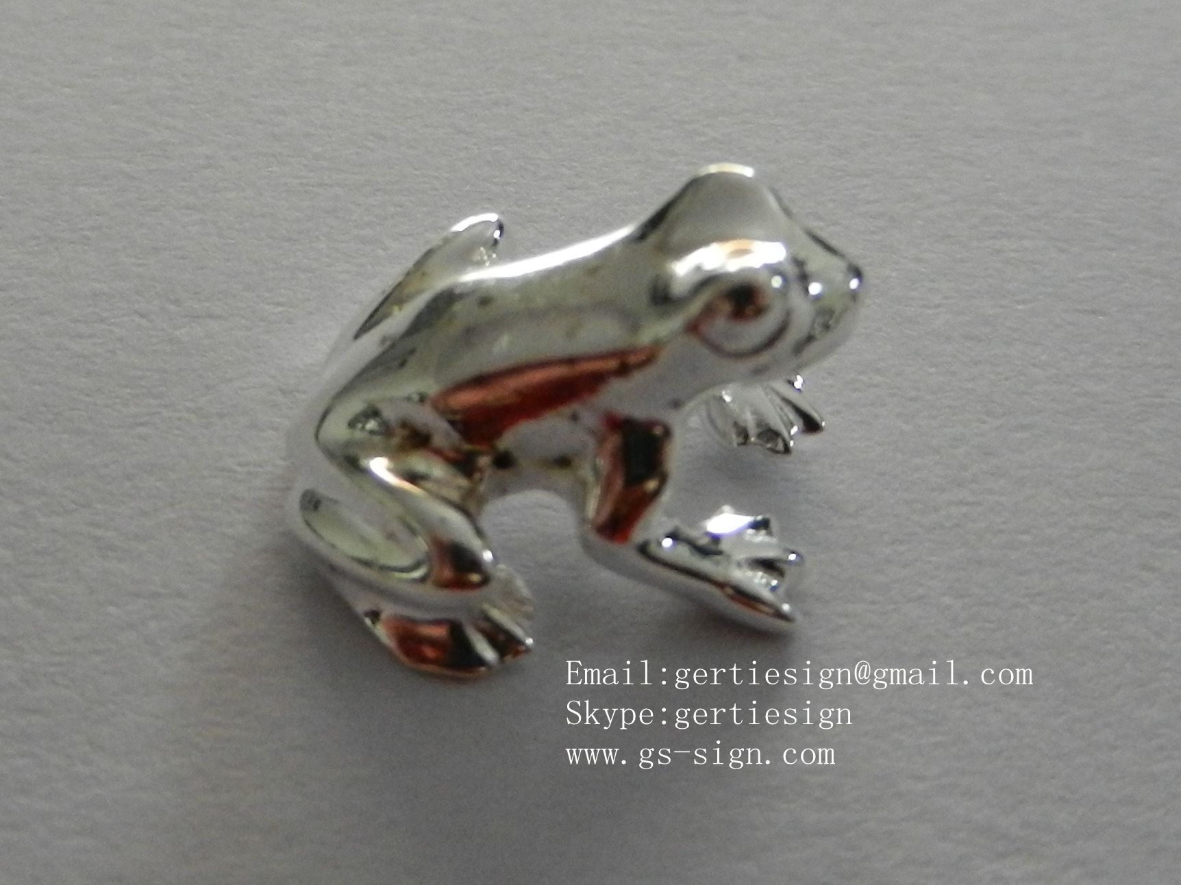 Quality Pure Silver Frog for collection wholesale