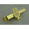 Buy cheap Promotional Gold Mens Tie Bar Cufflink Brass Tack By Die Stamped from wholesalers