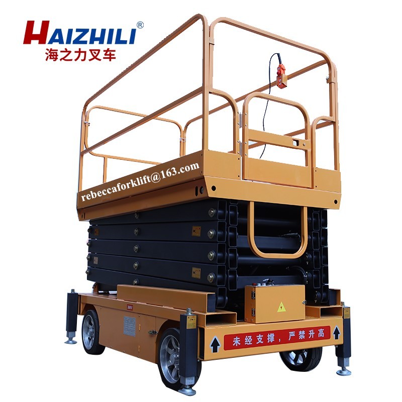China Chinese made mobile lift platform 500kg 7m hydraulic electric scissor lift platform for sale on sale