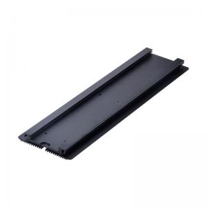 Quality Large flat Aluminium Heat Sink Profiles Black ODM Practical T3-T8 Temper wholesale