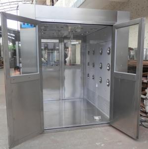 Quality IOS 5 Stainless Steel Clean Room Air Shower Tunnel Equipment With Vertical Blowing wholesale