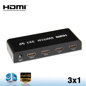 Quality High quality 3x1 hdmi switcher support 3d 1080p wholesale