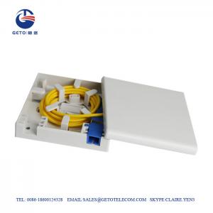 Quality FTTH Sc / APC Faceplate Wall Socket OEM Fiber Terminal Box IP65 wholesale