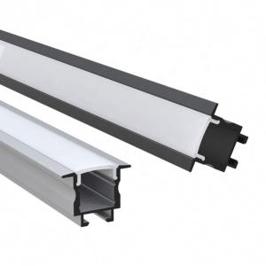 Quality Ultra Bright Recessed LED Profiles , Silver Extruded Aluminum LED Housing wholesale