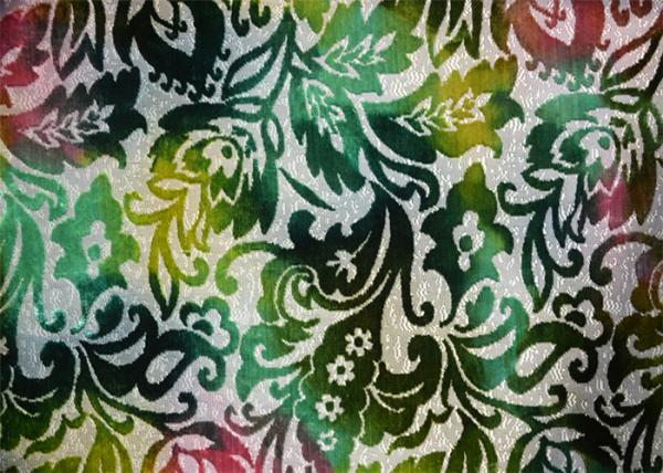 Cheap 100% Polyester Colorful Crushed Velour Fabric Green Velvet Fabric for sale
