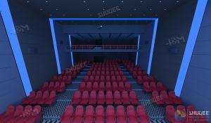Quality International 50-120 People 3D Cinema With 120HZ Projector Silver Screen wholesale