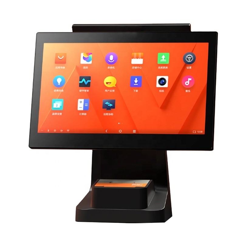 Quality Supermarket Android 7.1 POS Terminal With Printer Support Bluetooth 2.0 wholesale