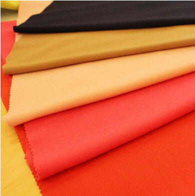 Red Weaving Wool Twill Fabric ,  Twill - Weave Woollen Fabric Resembling Gabardine