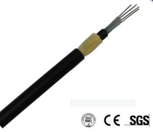 Aramid Yarn ADSS Fiber Optic Cable / 8 Core Loose Tube Fiber Cable PE Sheath