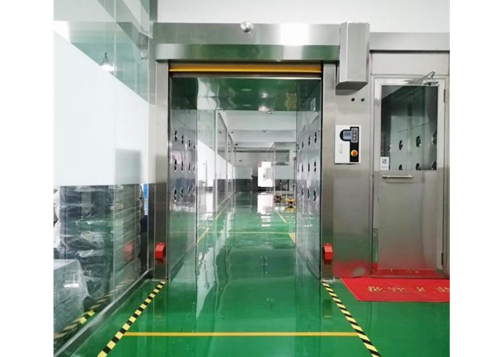 Quality Full Automatic Cleanroom Air Shower Tunnel Rolling Shutter Door For Goods Delivery wholesale