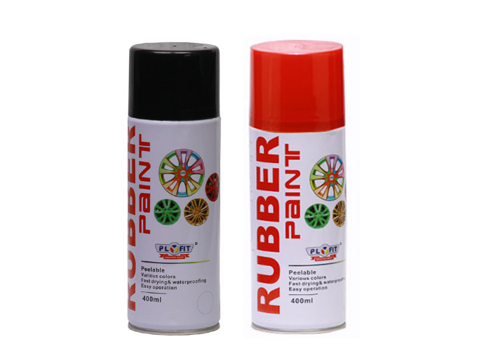 Quality High Gloss Plastic Coat Spray Paint , Heat Resistant Black Rubber Coating Spray wholesale